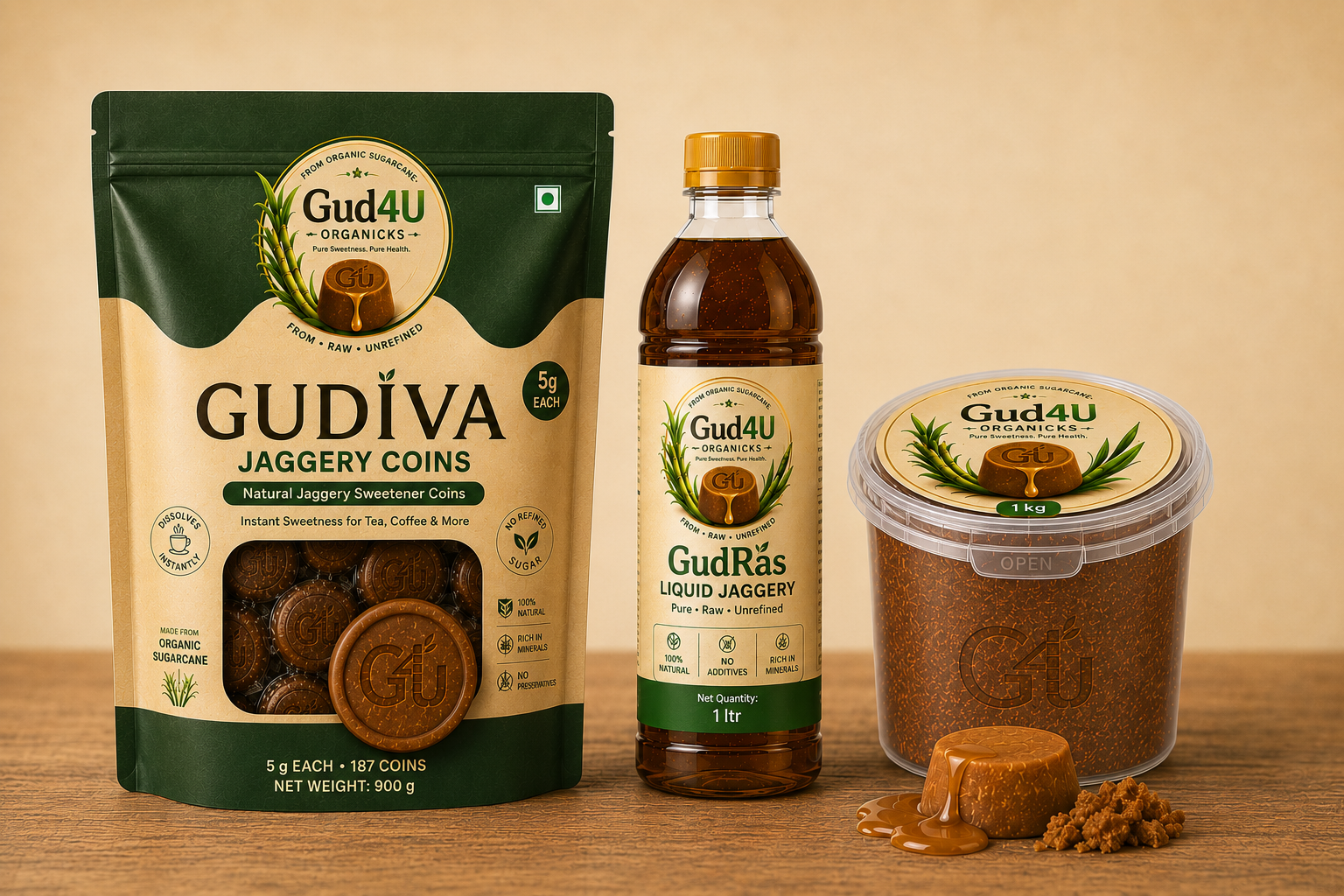 Gud4U Organicks product range